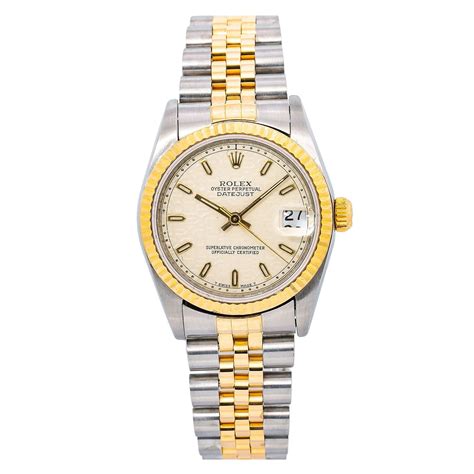 rolex 31mm datejust two tone